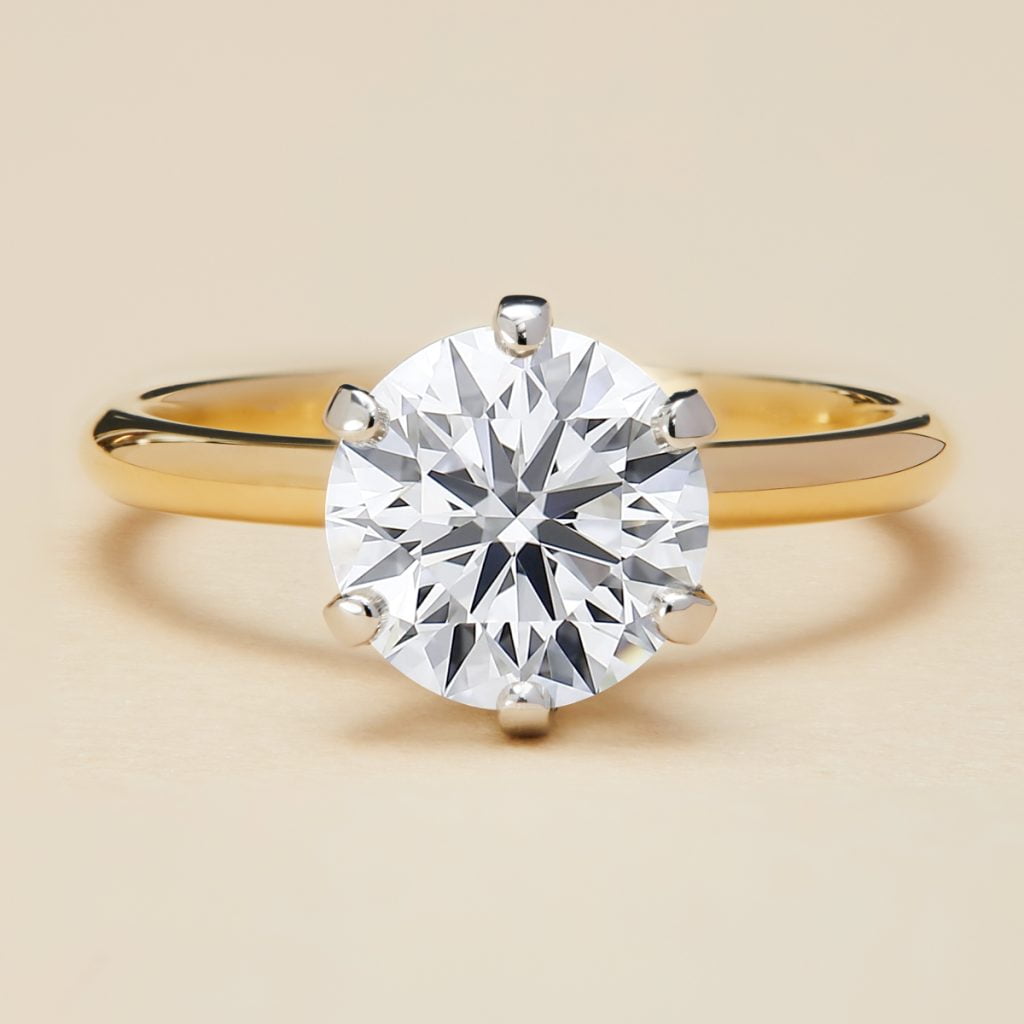Lab diamond ring example 2