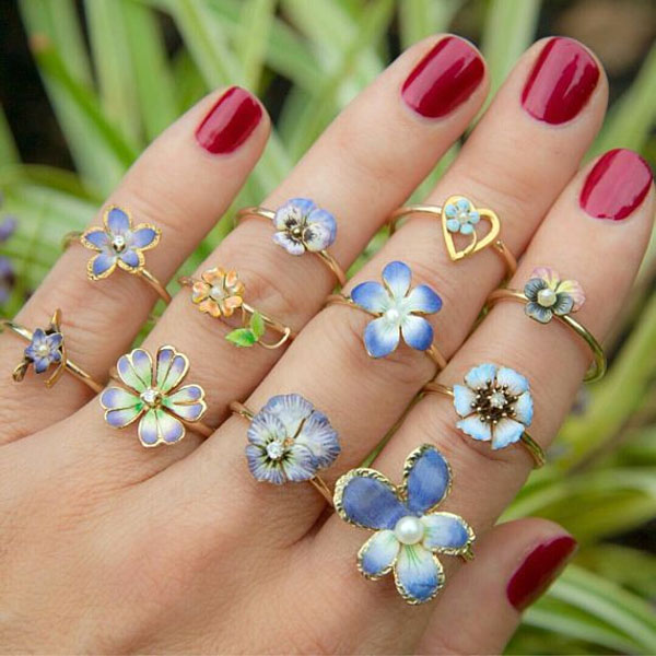 Exquisite Forget Me Not Rings: A Symbol of Eternal Love