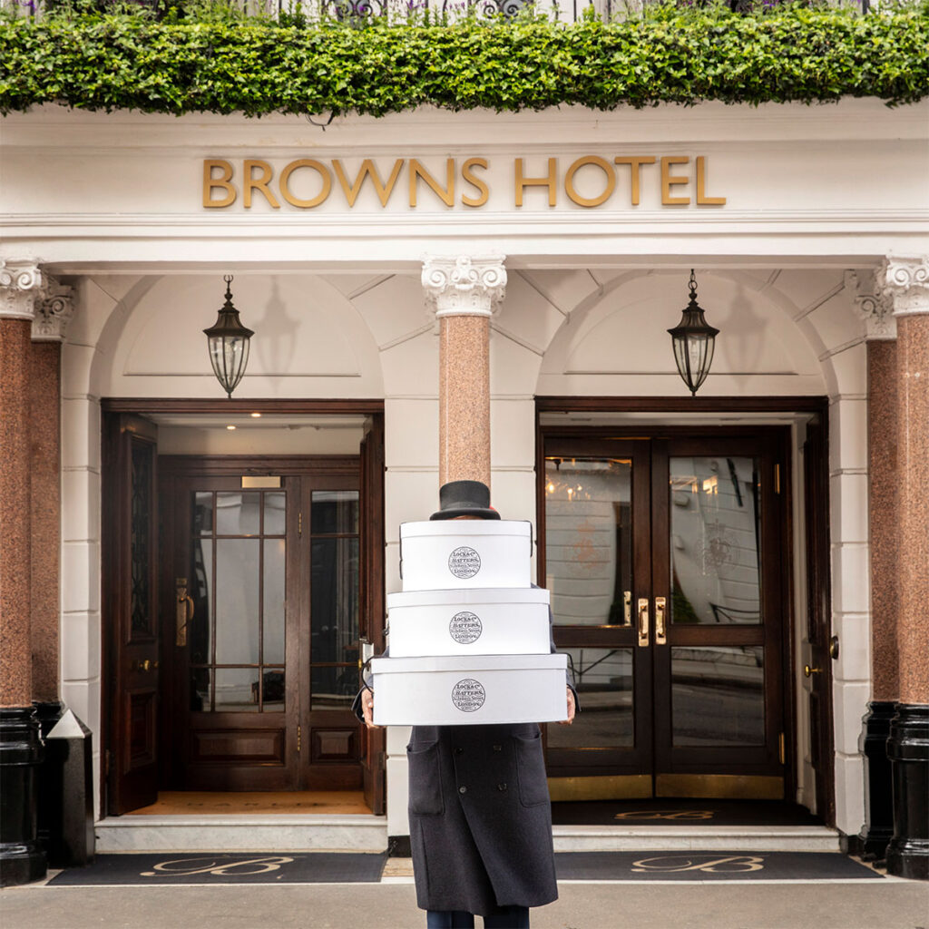 Hang Your Hat at Brown’s Hotel and Get Ready for Ascot with Lock & Co.Hatters