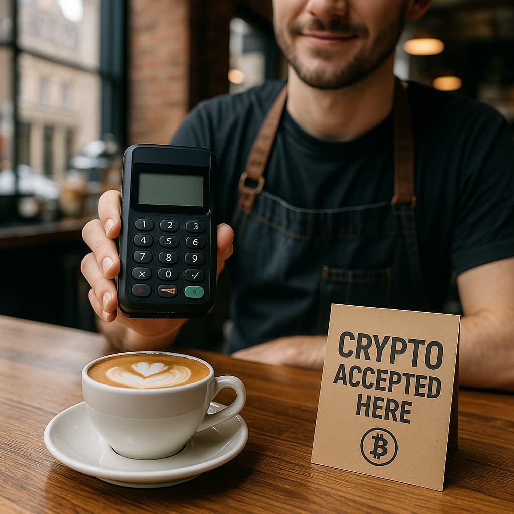 crypto accepted here