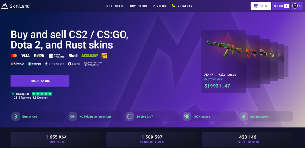 Best CS2 Skin Sites in the UK: Where British Players Buy and Sell Skins image 5