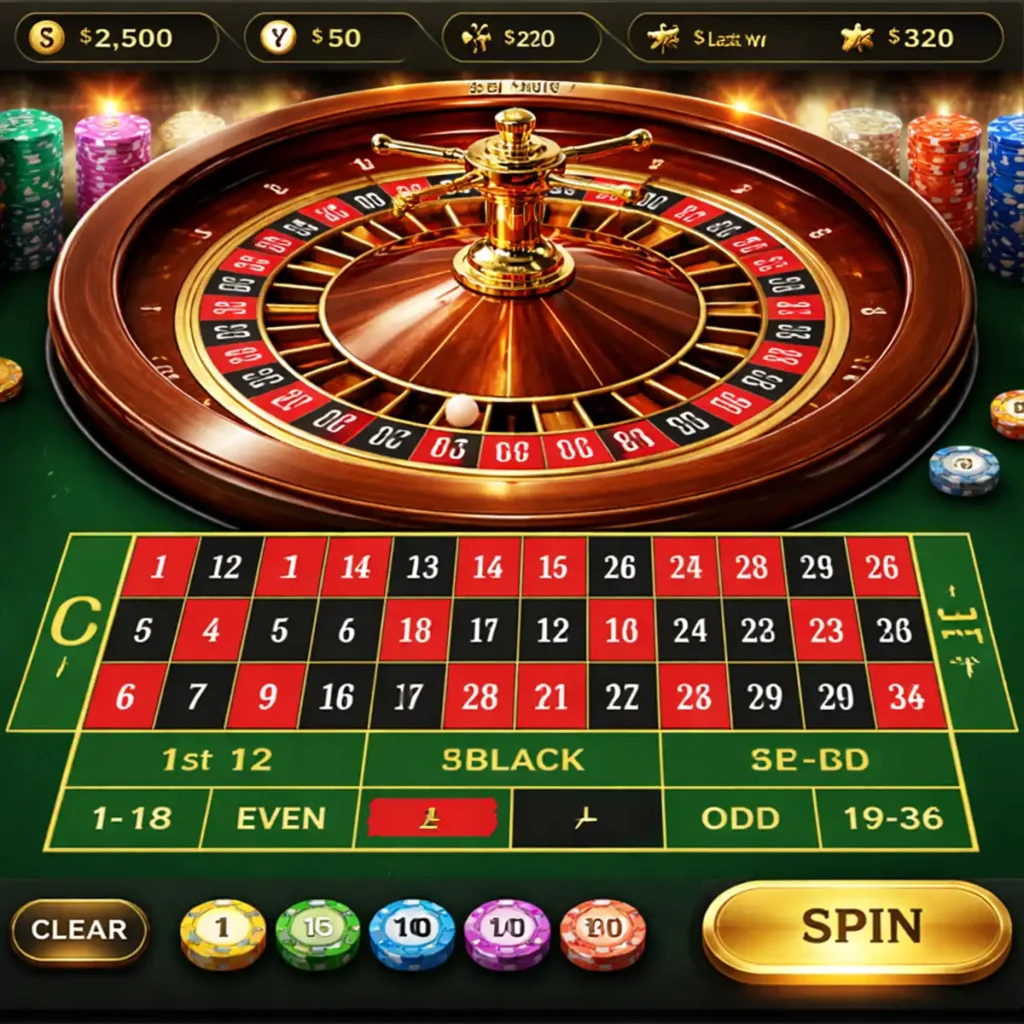 physics-based roulette, live roulette streaming, technical infrastructure