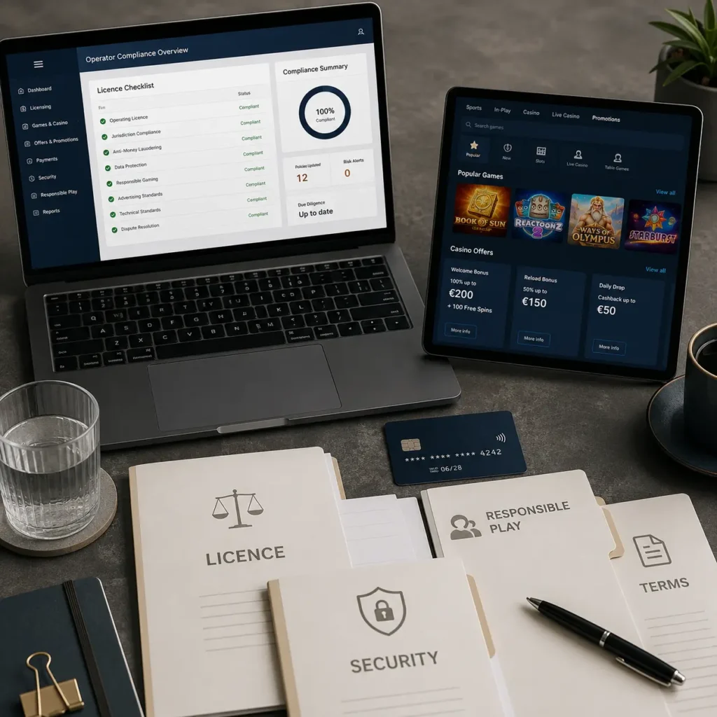 Online gaming compliance