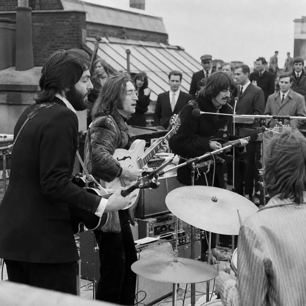 beatles roof concert