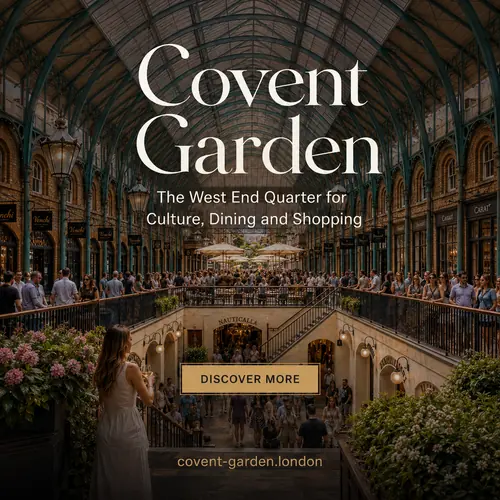 Covent Garden London – theatres, market halls and restaurants in the West End