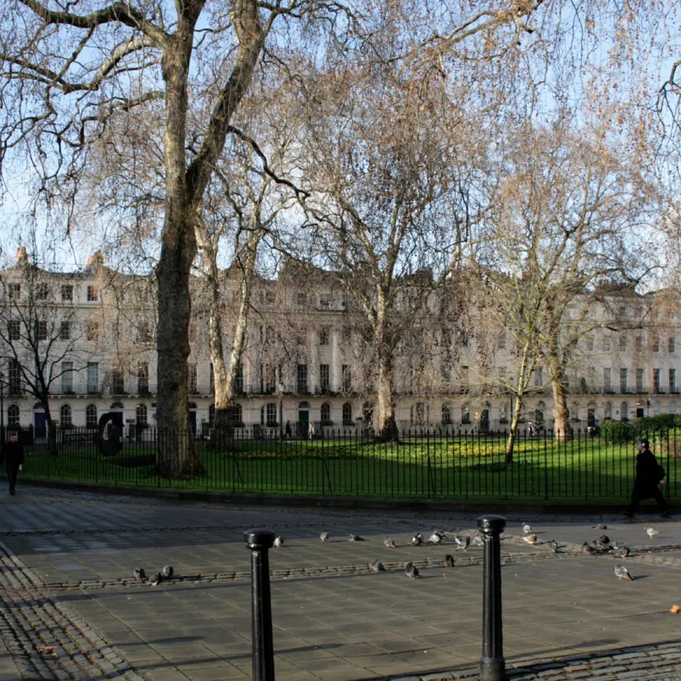 Best Areas to Look for Flats in London If You Want Access to Mayfair’s Lifestyle Scene Georgian terrace on Fitzroy Square, the historic heart of Fitzrovia